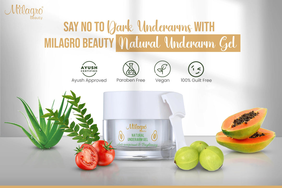 Bid Farewell to Dark Underarms with Milagro Beauty Natural Underarm Gel