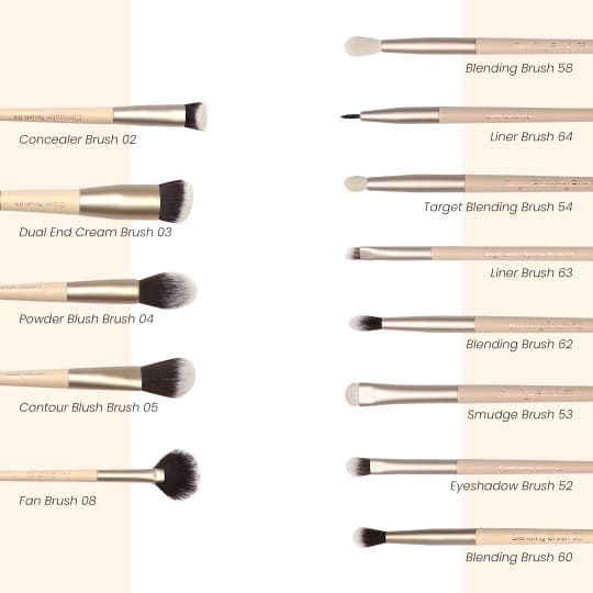 Face Makeup Brushes Set