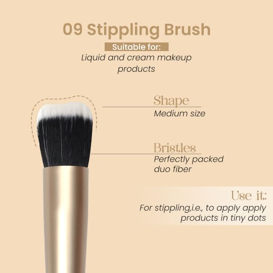 Stippling Brush Makeup